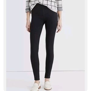 MADEWELL The Anywhere Jean Jeggings Pull On Style Black